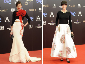 goyas 2013 red carpet fashion inspiration