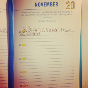 An actual entry in my journal. Sometimes life’s happy moments are of ...