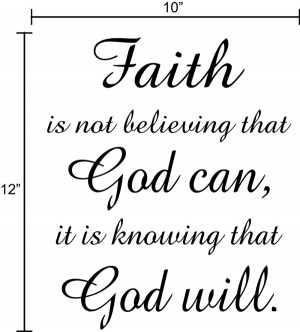 Quotes About Faith In God | Faith God Quote Wall Decal Decor Art ...