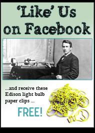 Like Thomas Edison on Facebook