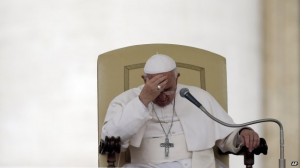 Pope Francis said he felt 