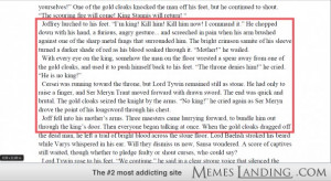 Game Of Thrones Quotes Book Passage from the book.