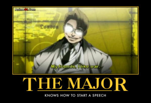 Hellsing Ultimate OVA -the majors speech- sentence 1-