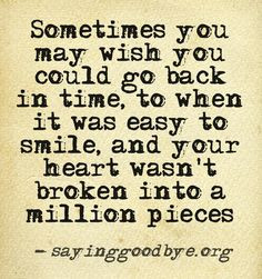 wish you could. I'm so sorry that i assumed you would someday get over ...