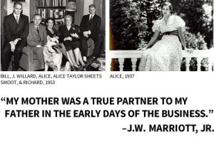 My mother was a true business partner to my father in the early days ...