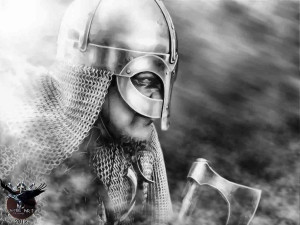Viking warrior Ricardo Andres Perez by thecasperart