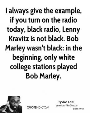 ... Bob Marley wasn't black: in the beginning, only white college stations