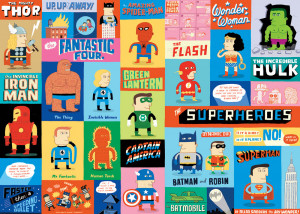 The Coolest Infographics About Superheroes On The Internet Today