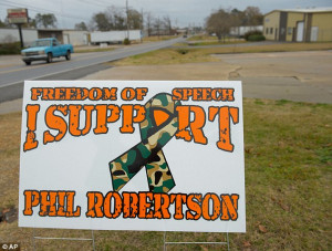 ... Louisiana, the setting for 'Duck Dynasty' in support of Phil Robertson