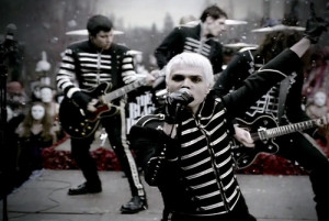 ... black parade uniforms which the band wore during the parade era cost