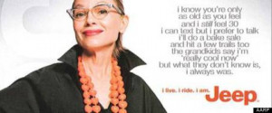 Jeep ran this ad in the AARP's magazine to target older buyers. | AARP