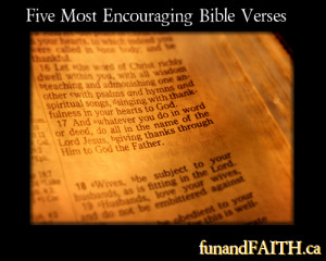 Five Most Encouraging Bible Verses