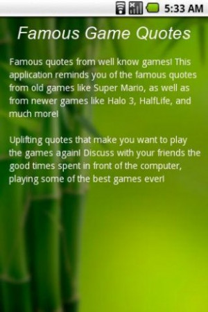 Funny Gaming Quotes Screenshots famous game quotes