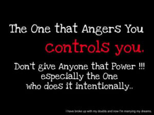 The One That Angers You