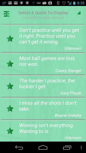 View bigger - Sports Quotes Pro for Android screenshot