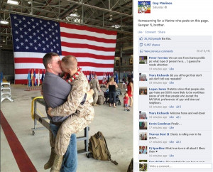 PHOTO]GAY KISS OF THE DAY: Gay Marine Leaping Into The Arms Of His ...
