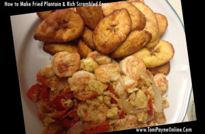 Tonight’s Dinner” How to make Fried Plaintain and Rich Eggs