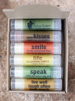 inspirational lip balms with quotes