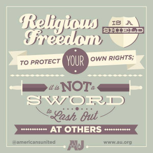 Religious Freedom” (With Correctly-Used Scare Quotes)