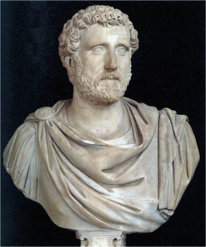 Roman Emperor Antoninus Pius -bust of antoninus pius