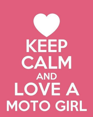 Motocross Quotes (@MotocrossQuotes): Keep calm and love a moto girl .