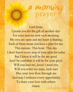 Morning Prayer - for the morning people... and the rest of us. I've ...