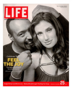 Jesse L. Martin and Idina Menzel-this photo is on my wall