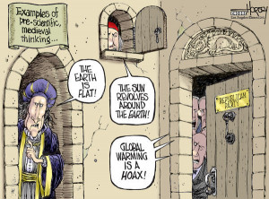 Political Cartoon is by David Horsey in the Los Angeles Times.