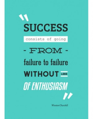 Success - Winston Churchill quote