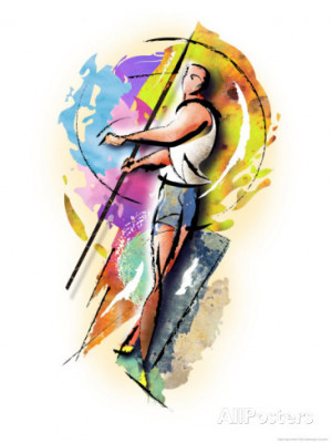 Javelin Thrower Art Print