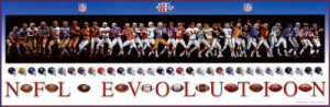 NFL Evolution Poster
