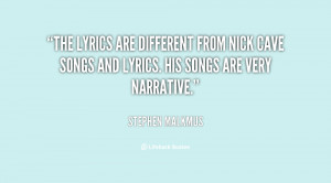 Nick Cave Song Quotes
