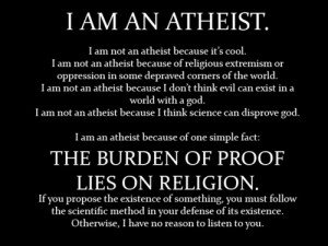 Why I Am An Atheist