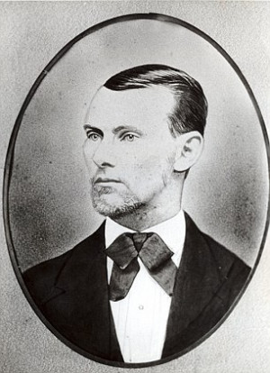 wedding portrait of legendary outlaw Jesse James taken before his ...