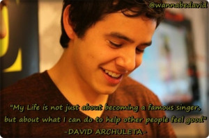 David Archuleta Quote