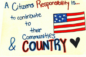 Student Art about Citizenship