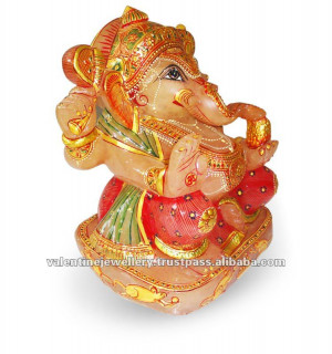 religious statues, gemstone lord ganesh statue, hindu god statues for ...