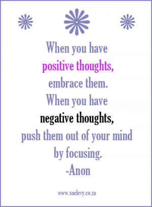 Here is my advice on what negative thinking is and how you can pursue ...
