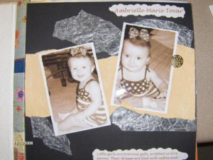 My Precious Granddaughter - Visitor's Scrapbook Layout