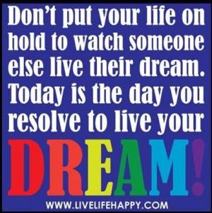 life dream quote