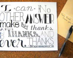 ... You Artwork // Shakespeare Famous Quote // Shakespeare Calligraphy