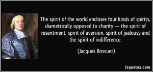 The spirit of the world encloses four kinds of spirits, diametrically ...