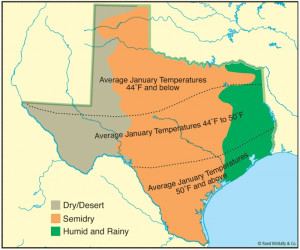Texas Climate Zones