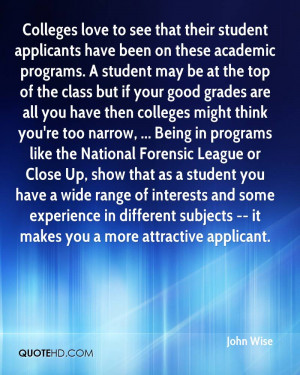 Colleges love to see that their student applicants have been on these ...