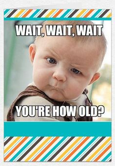 Celebrate your birthday with a cute baby meme card. #BirthdayCard # ...