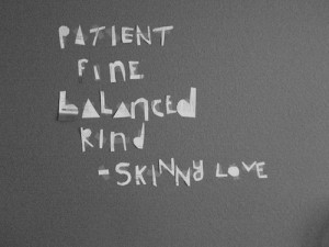 Birdy Skinny Love Quotes