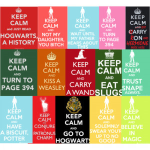 Harry Potter Keep Calm and Carry On edits! - Polyvore