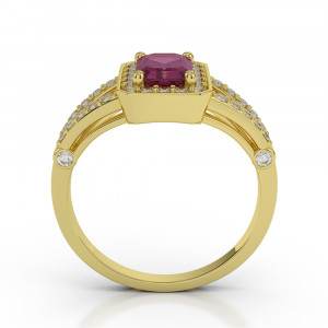 ruby rings ruby gemstone and diamond gold ring