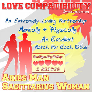 Aries Man And Sagittarius Woman Love Compatibility An Extremely Loving