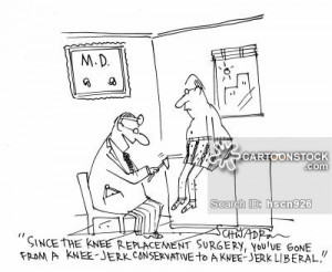 Knee Replacement Surgery Cartoon 'since the knee replacement